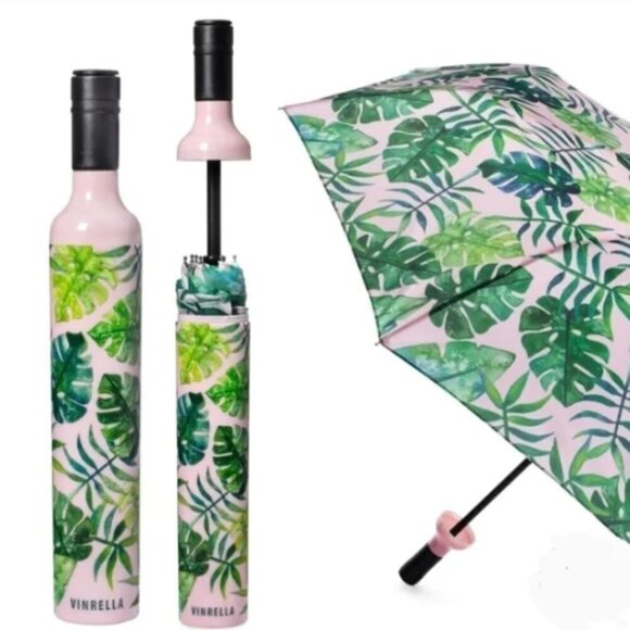 𝅺VINRELLA Tropical Paradise Bottle Umbrella - Picture 1 of 1